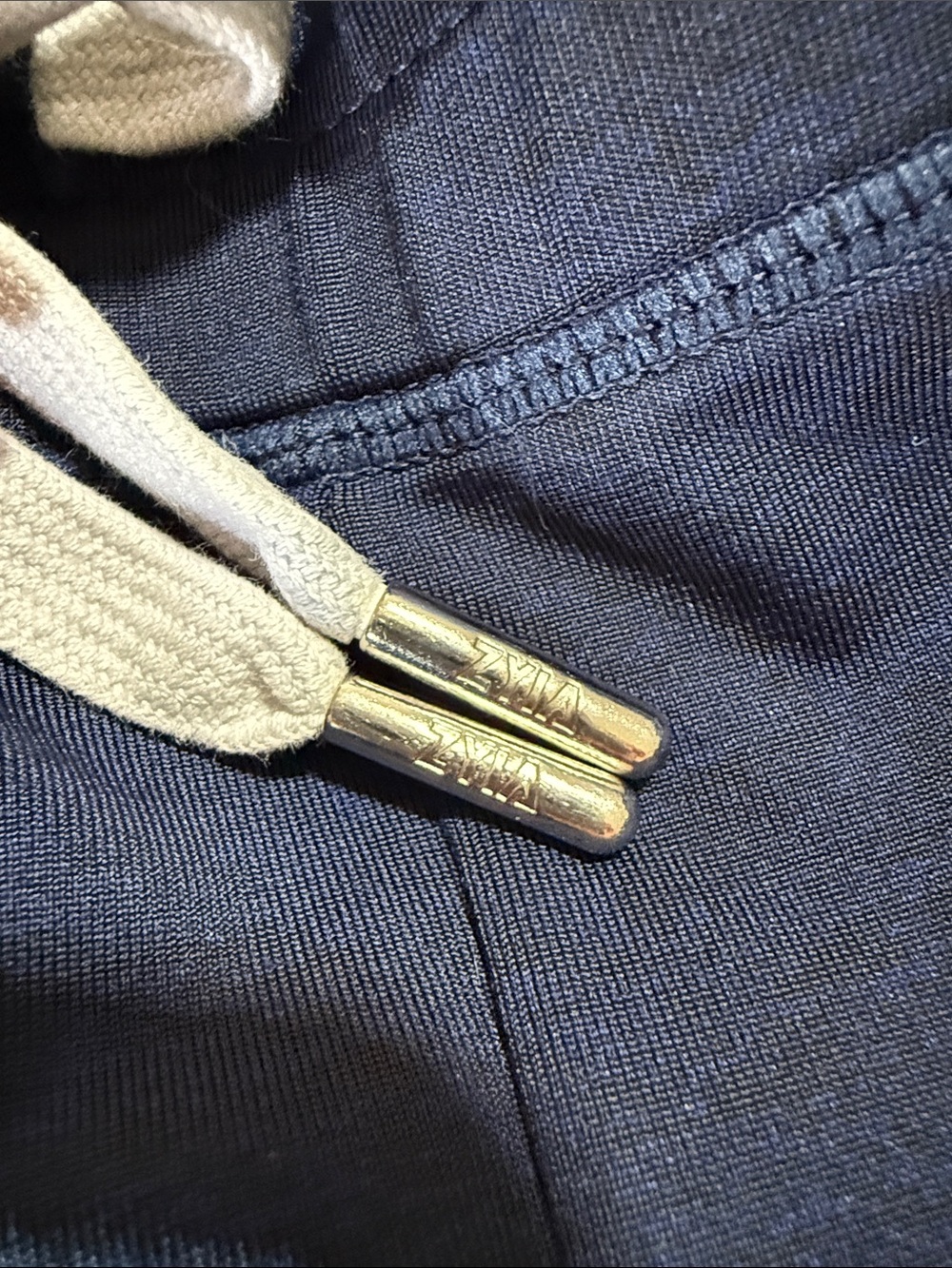 ZYIA Navy Blue Slim Jogger Pants with Drawstring - Picture 4 of 4